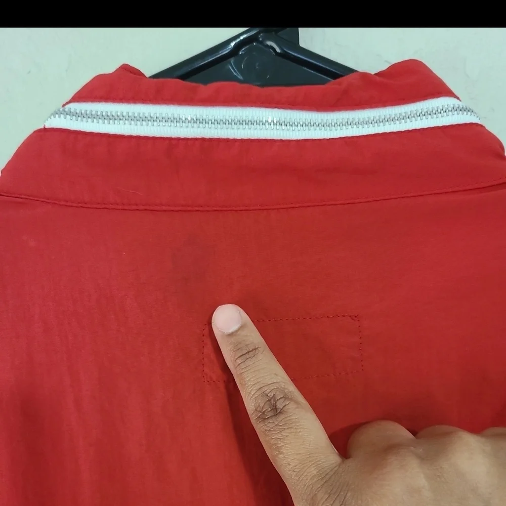 Vintage‎ Ralph Lauren Red, White, and Green Men's Windbreaker P Rl-92